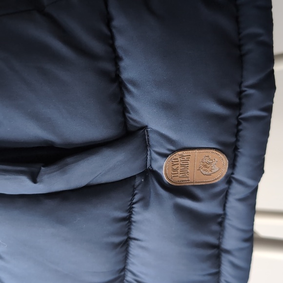 Tokyo Laundry Puffer Vest, faux fur Hood, size UK10 (medium, size 6-8 US) - Picture 3 of 7